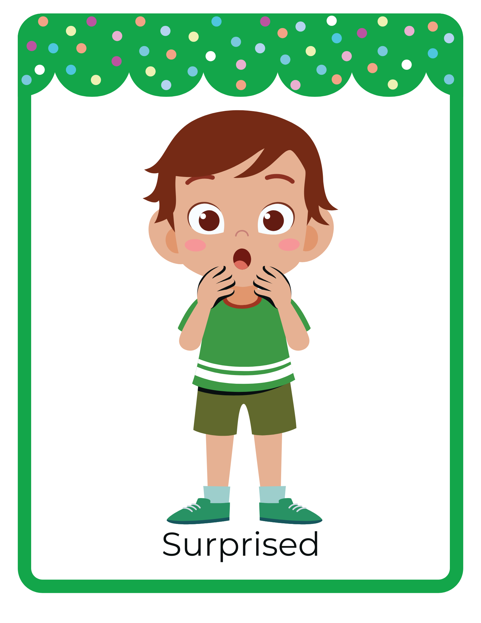 Printable feelings activity book for toddlers with cute emotion facesFeelings Book
