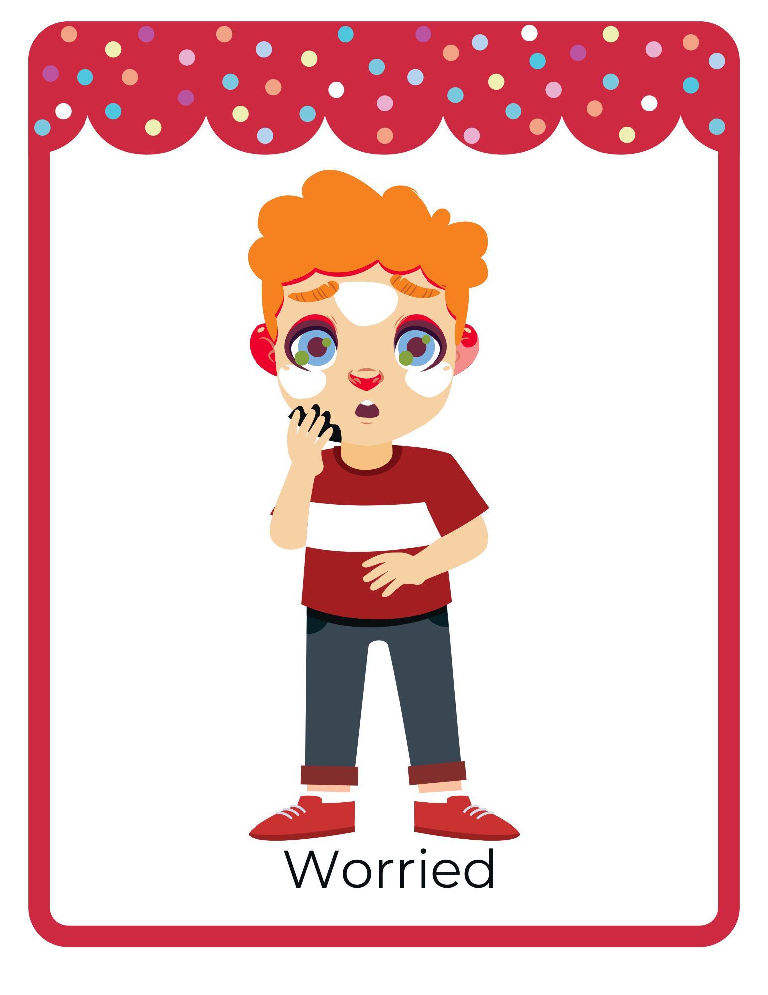 Printable feelings activity book for toddlers with cute emotion facesFeelings Book