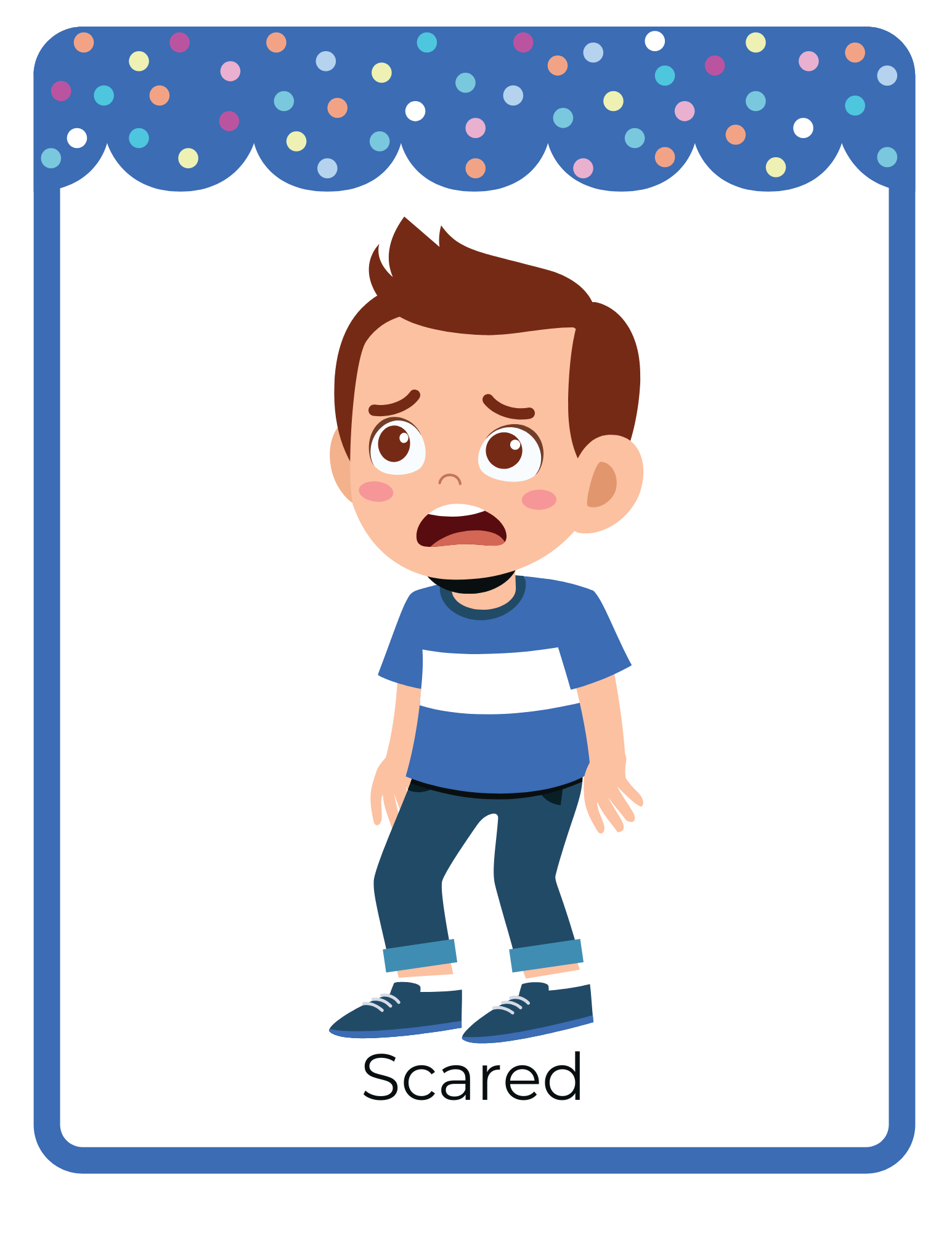 Printable feelings activity book for toddlers with cute emotion facesFeelings Book